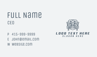 Auto Engine Repair Business Card Image Preview