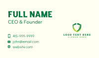 Shield Shovel Gardening Business Card Image Preview