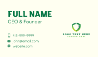 Shield Shovel Gardening Business Card Preview