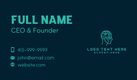 Tech Cyber Brain Business Card Image Preview