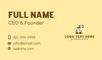 Cow Milk Waiter Business Card Image Preview