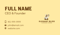 Cow Milk Waiter Business Card Image Preview