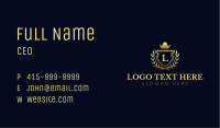 Elegant Crest Shield Business Card Image Preview