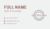 Apparel Clothing Emblem  Business Card Image Preview