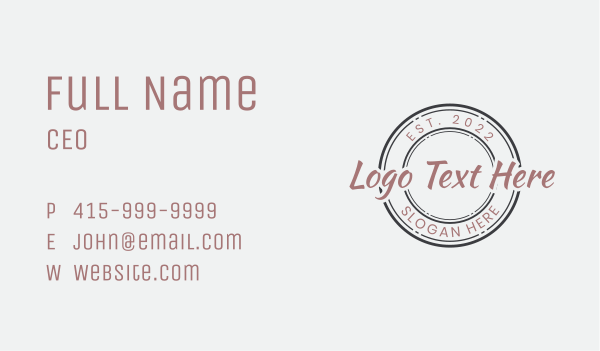 Apparel Clothing Emblem  Business Card Design Image Preview