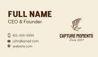 Wild Eagle Bird  Business Card Image Preview