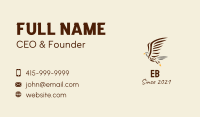 Wild Eagle Bird  Business Card Image Preview