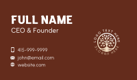 Nature Wellness Tree Business Card Image Preview