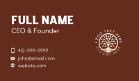 Nature Wellness Tree Business Card Preview