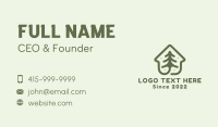 Christmas Tree House Business Card Image Preview