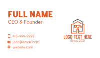 Home Builder Hammer Business Card Design