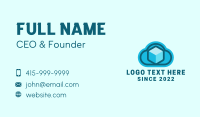 Cloud Box Storage Business Card Image Preview