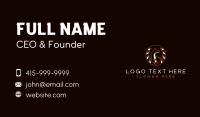 Fox Tails Wildlife Business Card Design