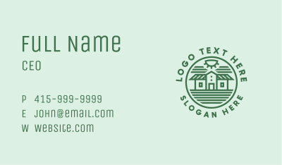 Green Residence Roof Business Card