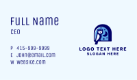 Owl Bird Moon Stars Business Card Image Preview