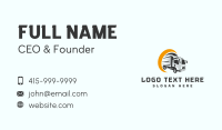 Logistics Truck Delivery Business Card Image Preview