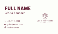 Environmental Woman Tree Planting Business Card Image Preview