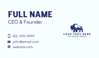 Bison Bull Wildlife Business Card Image Preview