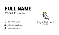 Perched Cockatoo Business Card Image Preview