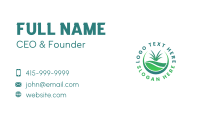 Grass Natural Landscaping Business Card Preview