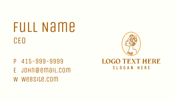 Turban Lady Beauty Business Card Design Image Preview