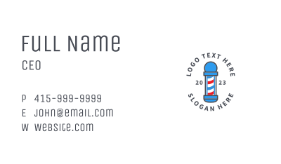 Grooming Barbershop Business Business Card Image Preview