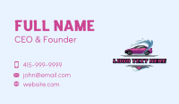 Car Wash Detailing Business Card Preview