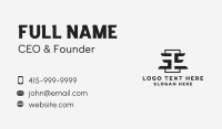 Creative Studio Letter E Business Card Image Preview