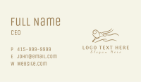 Massage Spa Therapy Business Card Image Preview