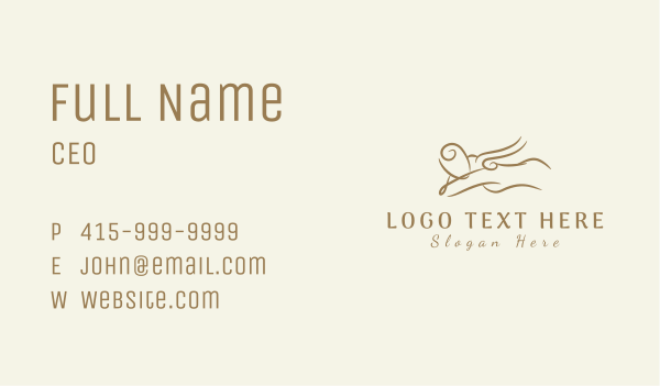 Massage Spa Therapy Business Card Design Image Preview