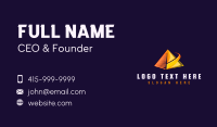 Pyramid Business Firm Business Card Image Preview