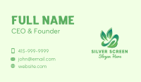 Eco Forest Leaf Business Card Image Preview