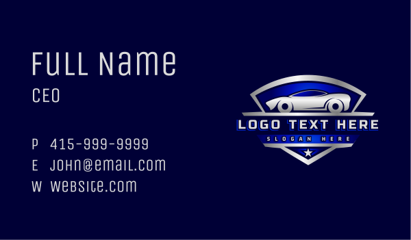 Automotive Motorsport Car Business Card Design Image Preview