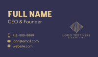 Stripe Pyramid Banking Business Card Design