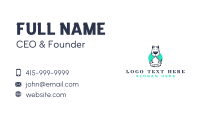 Yoga Pet Dog  Business Card Image Preview
