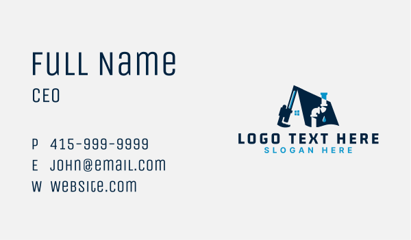 House Plumbing Wrench Maintenance Business Card Design Image Preview