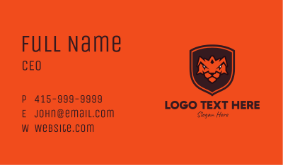 Tiger Shield Business Card