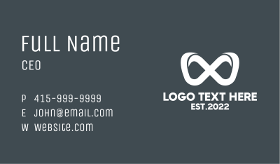 White Infinity Media  Business Card Image Preview