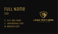 Wild Animal Cheetah Shield Business Card Image Preview