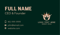 Tulip Rose Crown  Business Card Image Preview