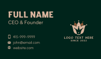 Tulip Rose Crown  Business Card Design