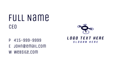 Drone Flying Tech Business Card Image Preview