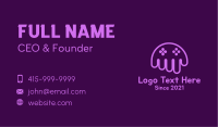 Cool Avid Gamer  Business Card Image Preview
