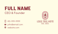 Wine Bottle Badge Business Card Image Preview