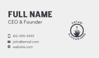 Gray Hand Lettermark Business Card Design