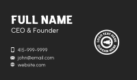 Hipster Camping Emblem Business Card Image Preview