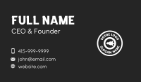Hipster Camping Emblem Business Card Image Preview