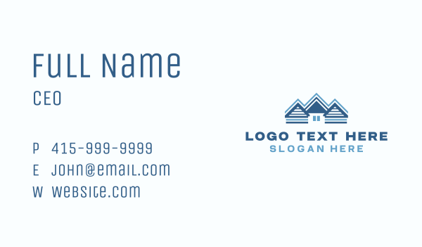 House Roof Residence Business Card Design Image Preview