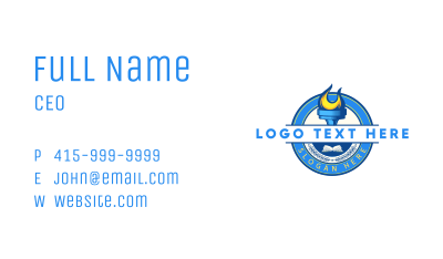 School Torch Academe Business Card Image Preview