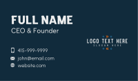 Professional Digital Wordmark Business Card Image Preview